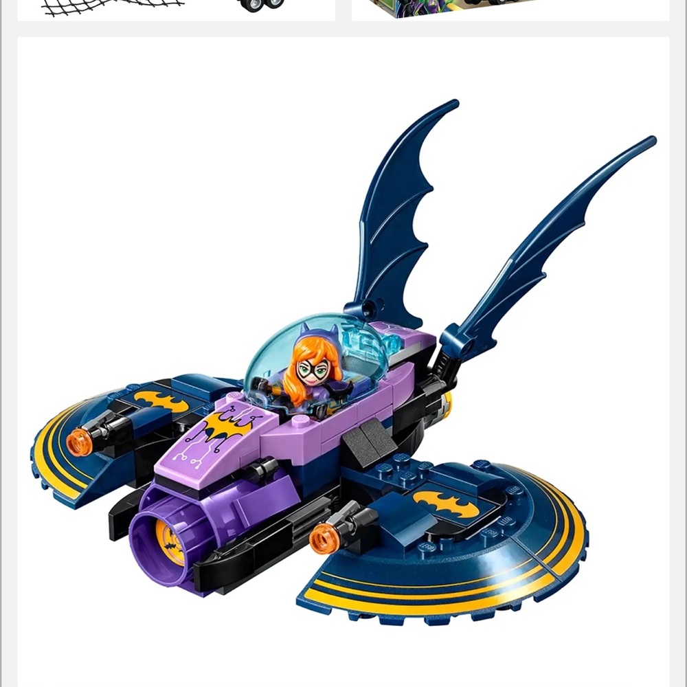 LEGO Batgirl Batwing in Purple and Blue